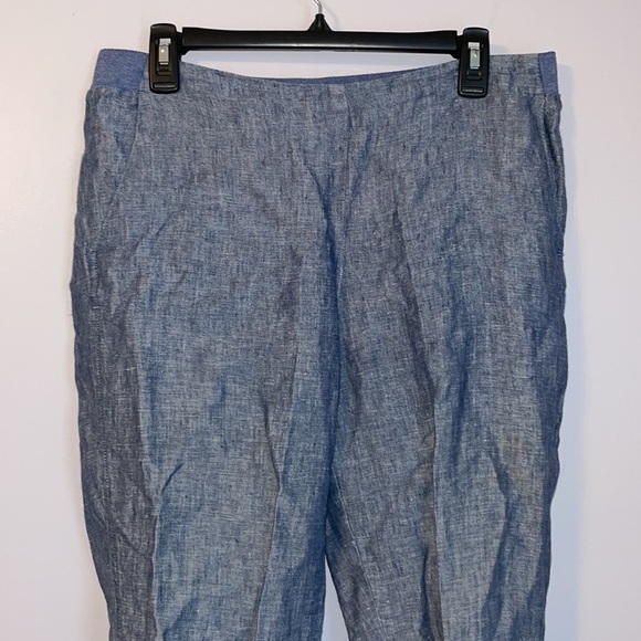 J. Jill Love Linen Blue Pants size S - Picture 3 of 14
